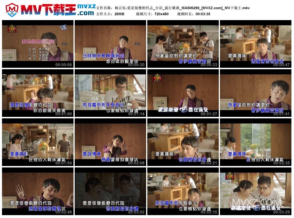 杨宗宪-爱是很傻的代志_台语_流行歌曲_MA506299